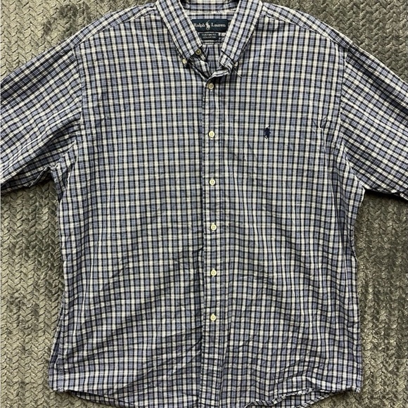 Ralph Lauren Other - Ralph Lauren Custom Fit Men’s Short Sleeve Button  Shirt XL Plaid